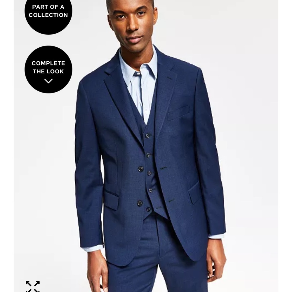 Tommy Hilfiger Blue Slim Fit Suit Classic Tailoring